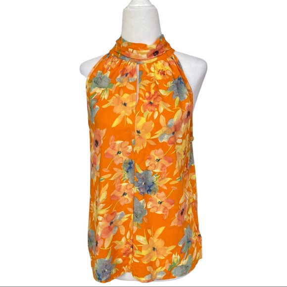 Cynthia Rowley Floral Halter Top: Size: Small - Picture 2 of 5